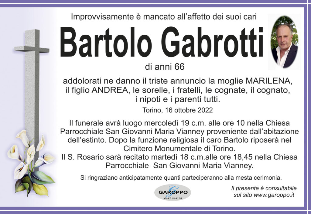 annuncio Bartolo Gabrotti