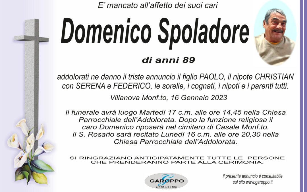 Spoladore Domenico