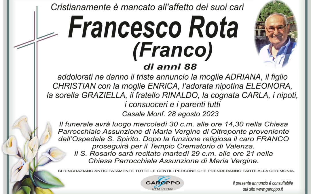 Rota Francesco (Franco)