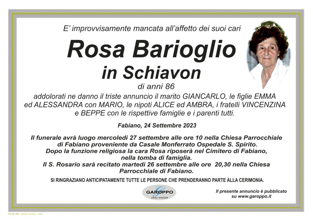 Rosa Barioglio
