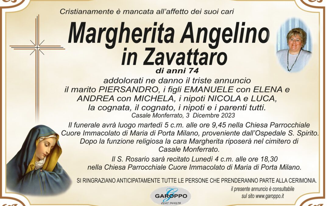 Margherita Angelino in Zavattaro