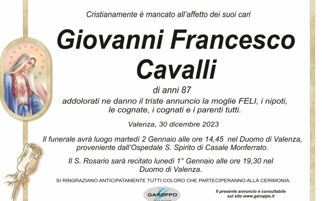 Cavalli Giovanni Francesco