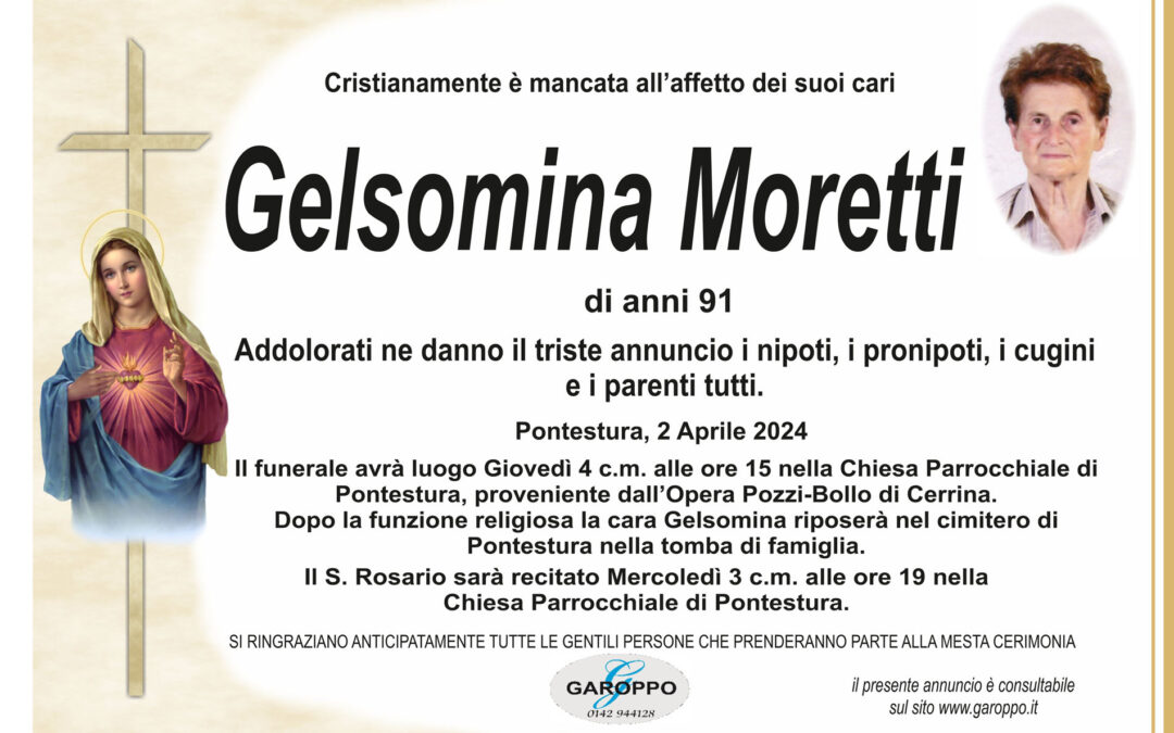 Moretti Gelsomina