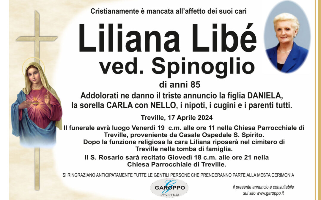 Libé Liliana ved. Spinoglio