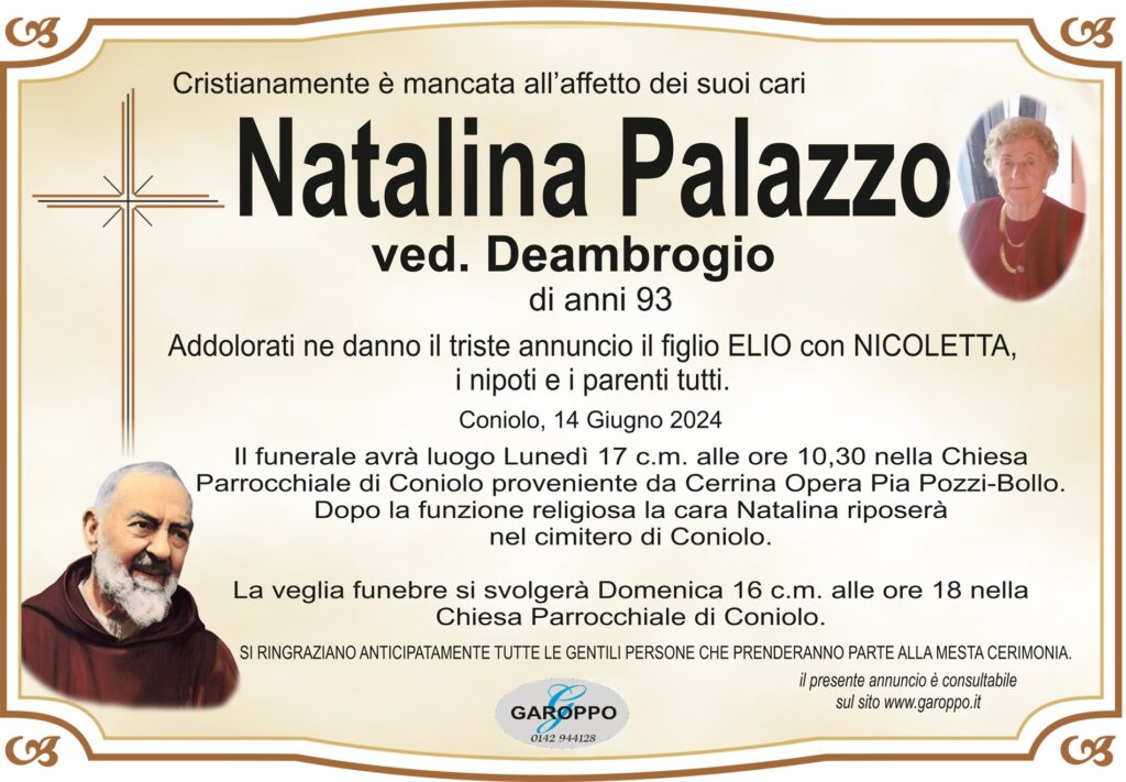 annuncio palazzo natalina