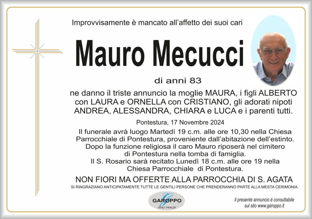 Annuncio Mecucci Mauro