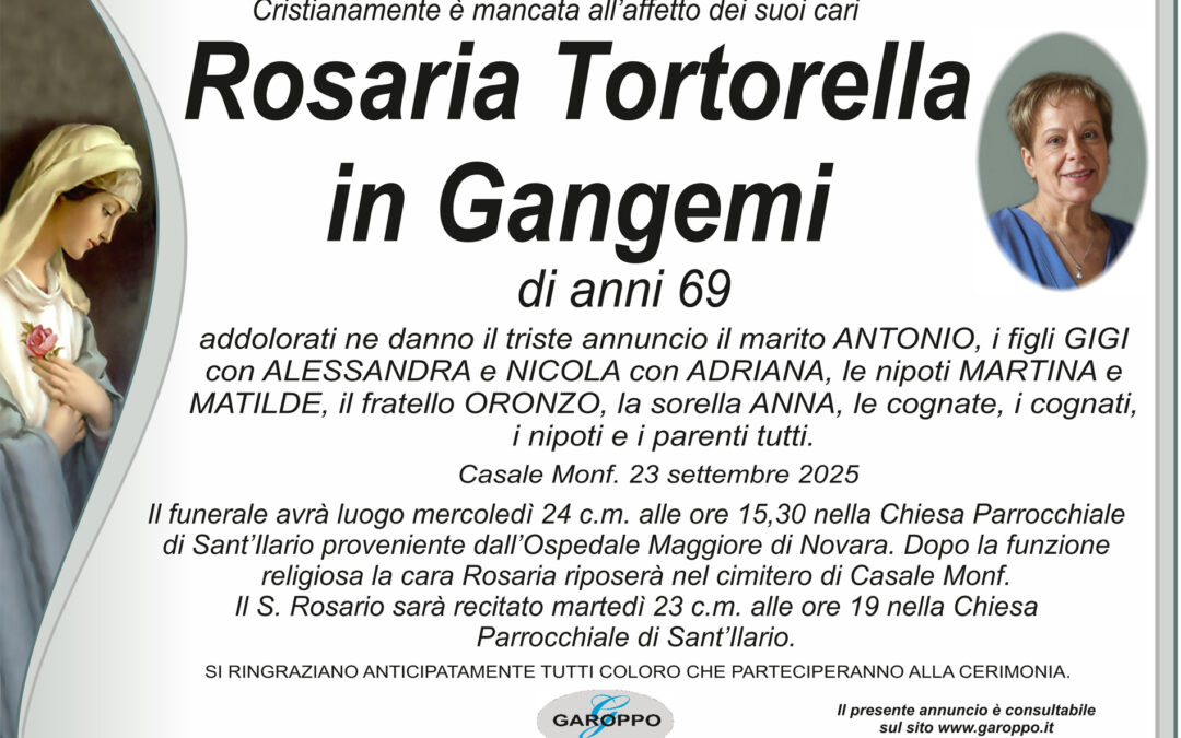 Tortorella Rosaria In Gangemi
