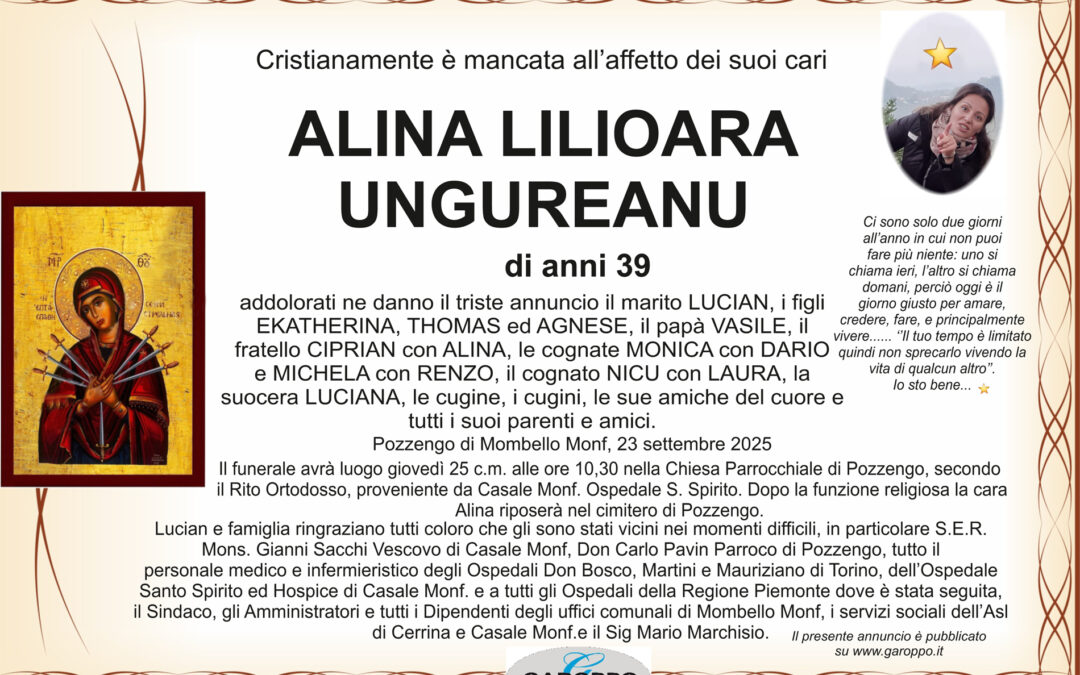 Alina lilioara Ungureanu