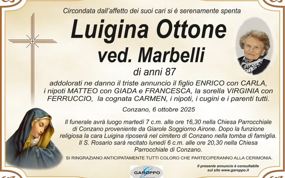 Ottone Luigina ved. Marbelli