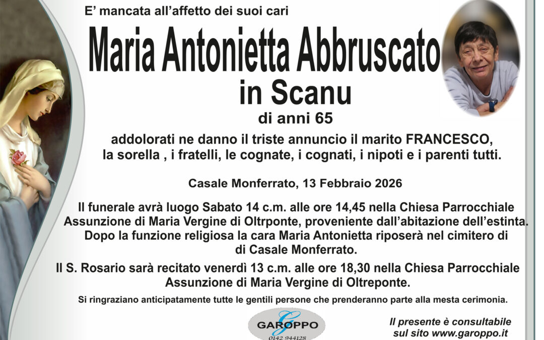 Abbruscato Maria Antonietta in Scanu