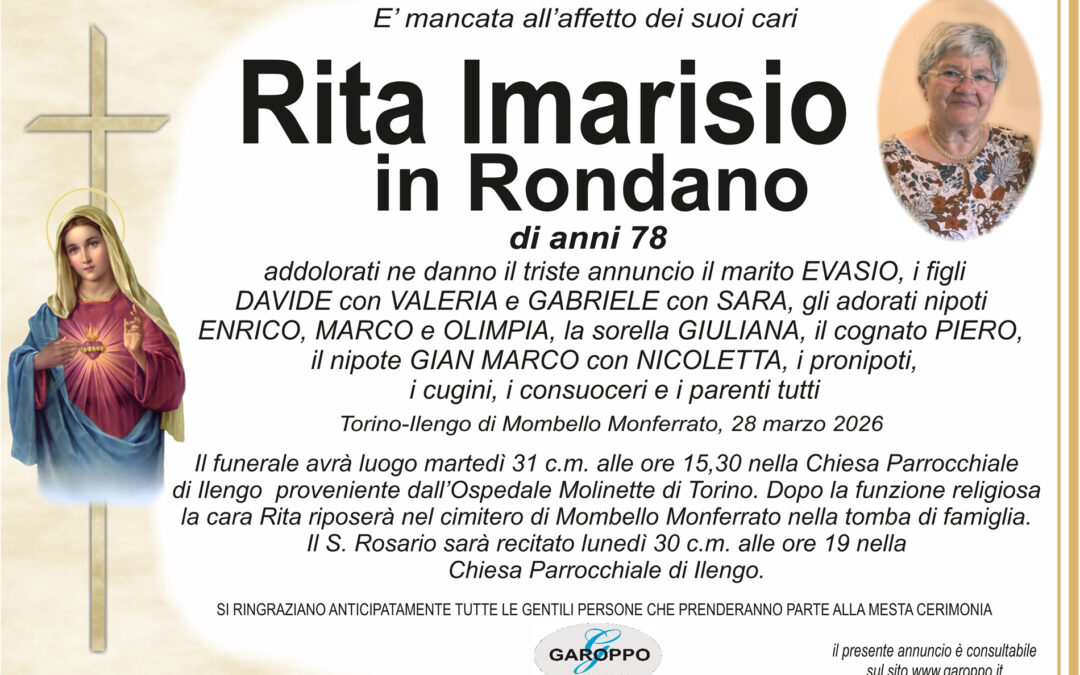 Imarisio Rita in Rondano