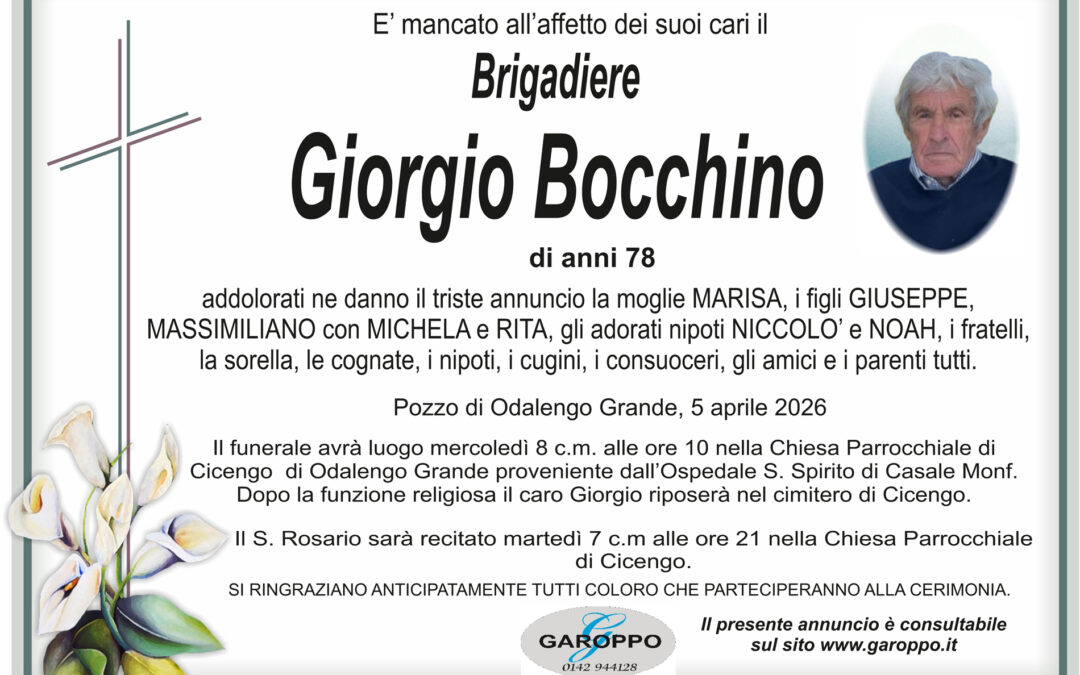 Brigadiere Bocchino Giorgio