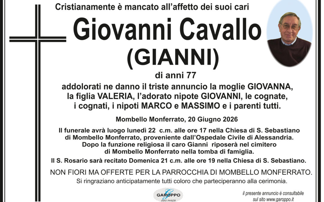Cavallo Giovanni (Gianni)